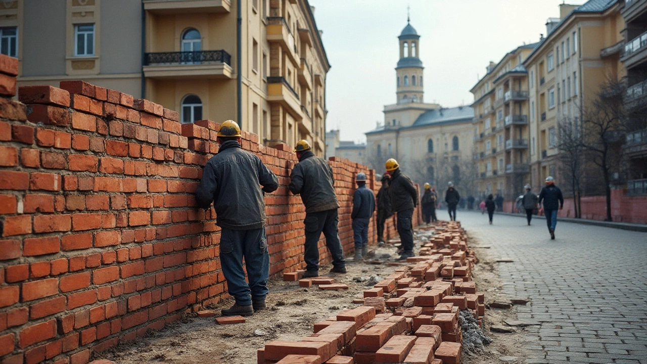 Каменные заборы