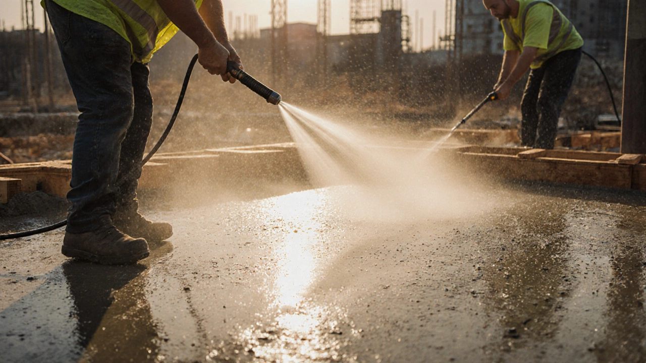 Зачем заливать бетон водой: правильный уход за бетоном после заливки