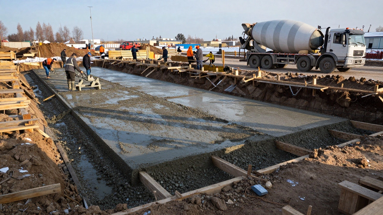 Сколько стоит залить фундамент под дом 8 на 10 в 2026 году: полный расчет стоимости