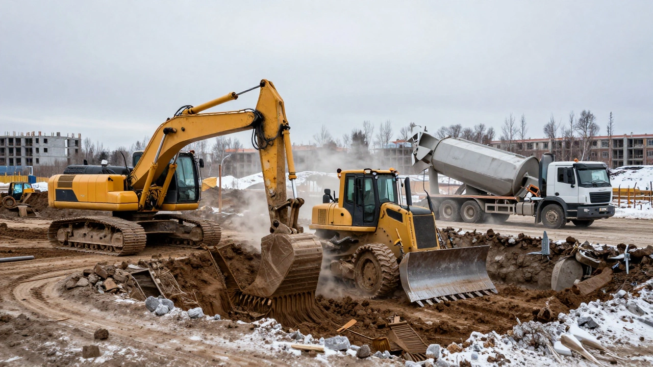 Как называется строительная техника: полный список видов и их назначение