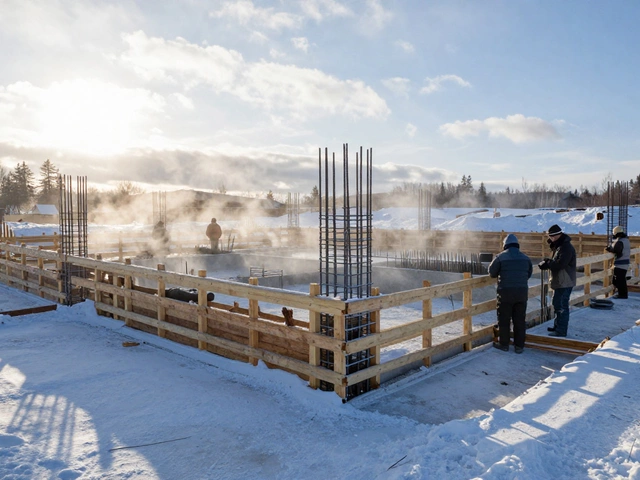 Сколько дней надо греть бетон: сроки прогрева и правила зимней заливки
