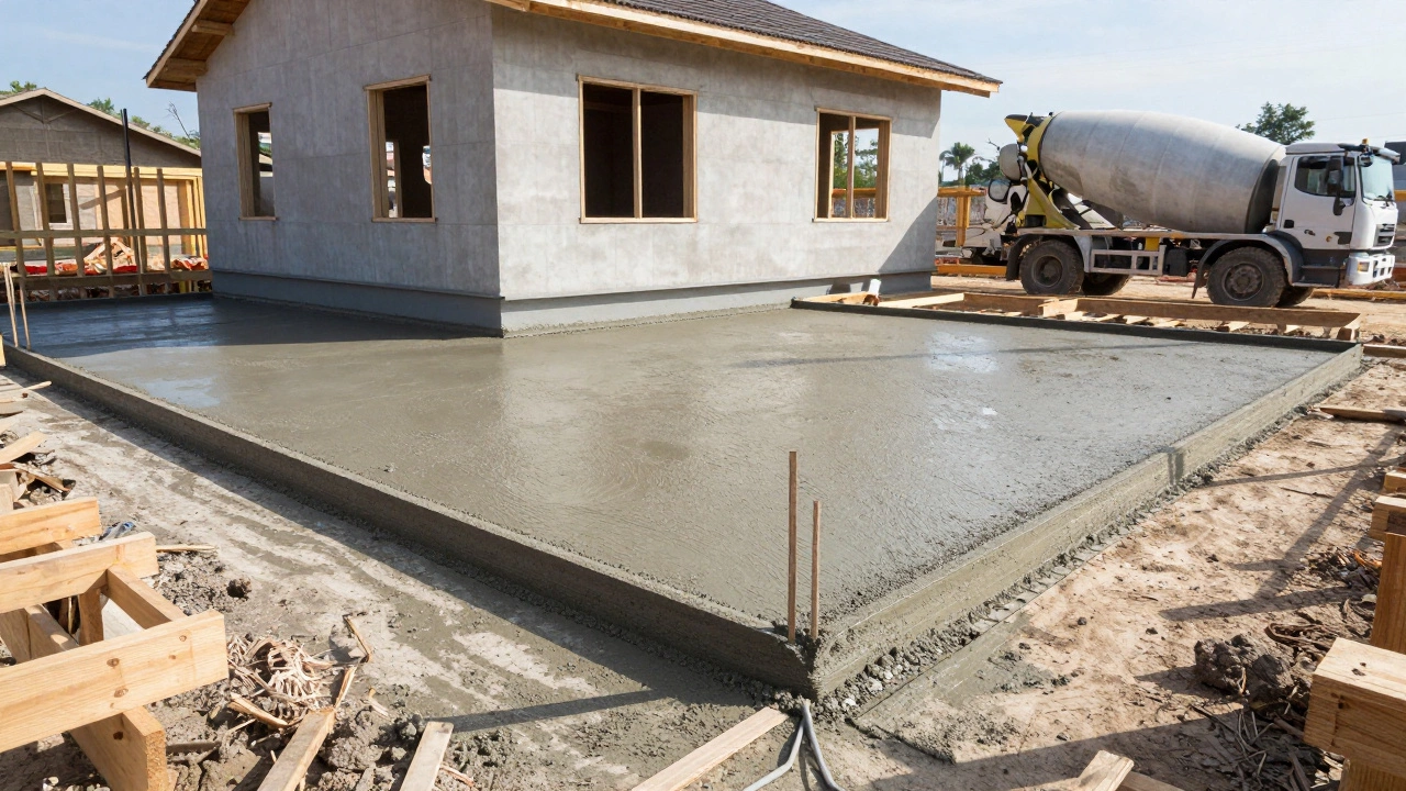 Бетон М200 или М300: что выбрать для фундамента и перекрытий в 2026 году